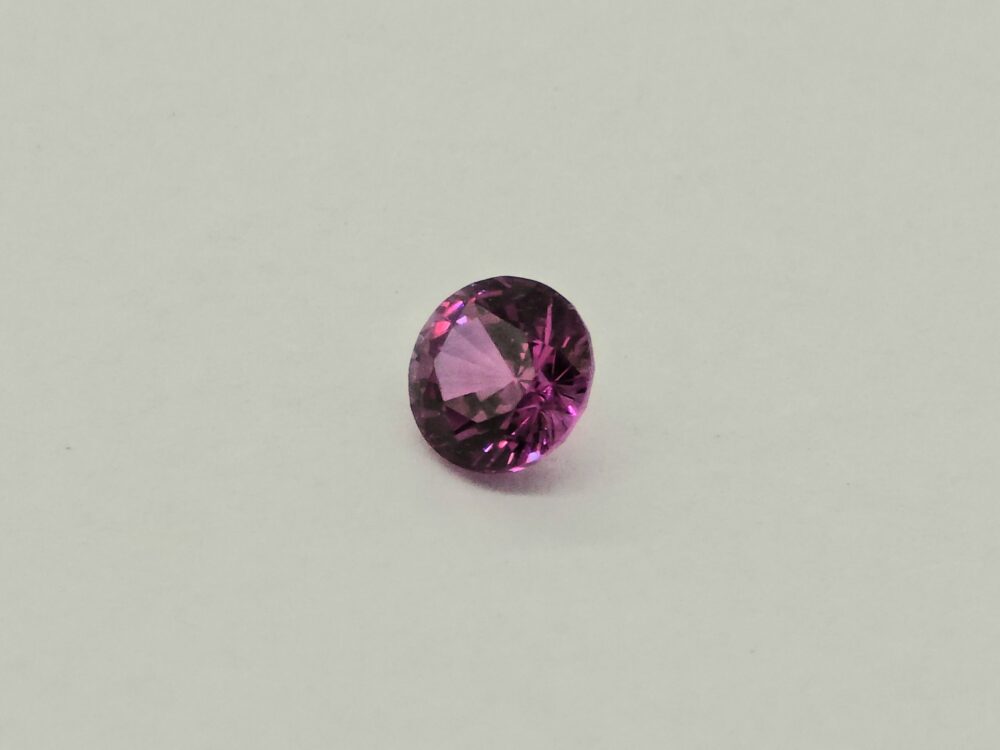 Natural Pink Sapphire 0 59 Carat Round Mixed Cut