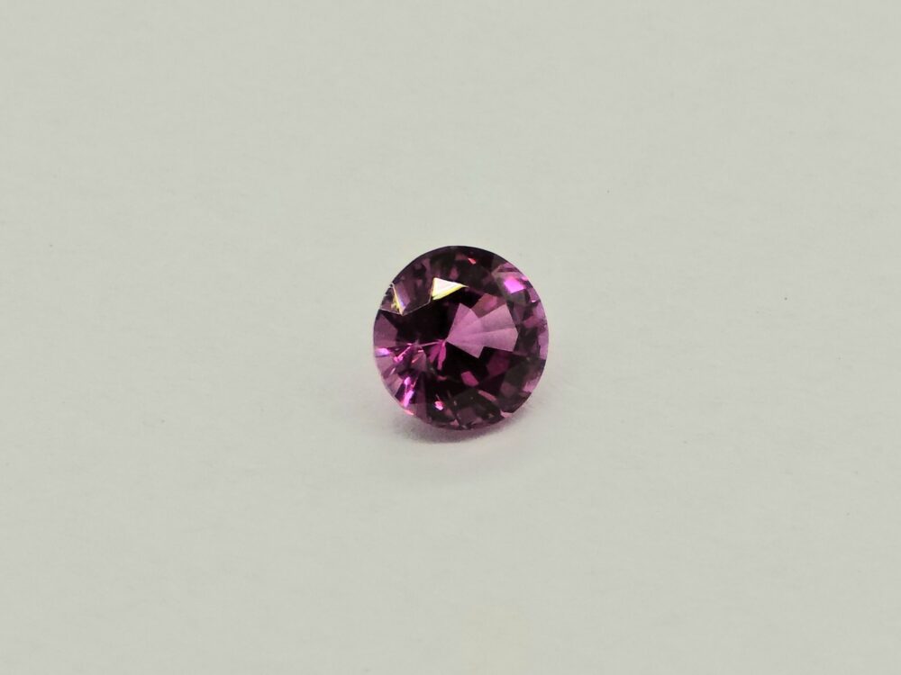 Natural Pink Sapphire 0 59 Carat Round Mixed Cut