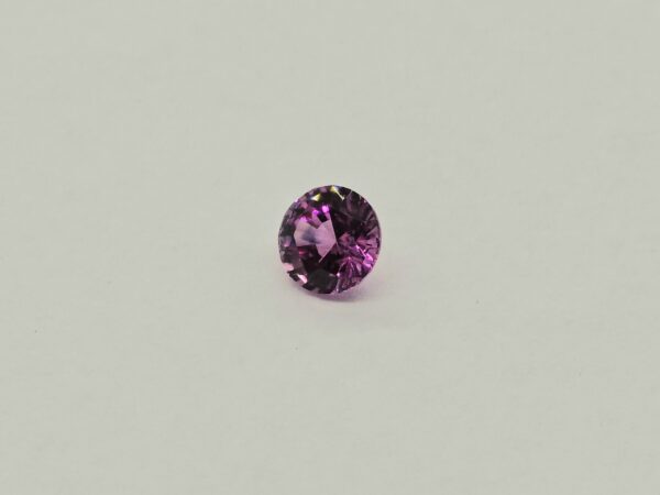 Natural Pink Sapphire 0.50 Carat Round Mixed Cut Gemstone