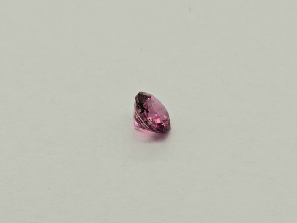 Natural Pink Sapphire 0 50 Carat Round Mixed Cut Gemstone