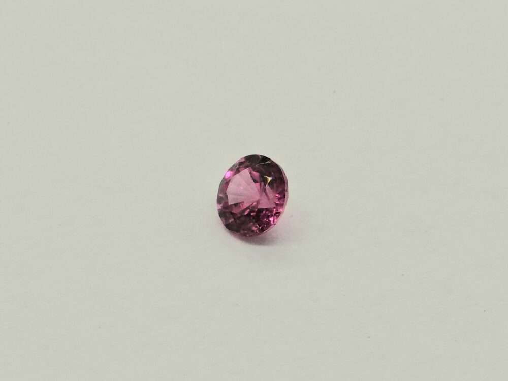 Natural Pink Sapphire 0 50 Carat Round Mixed Cut Gemstone