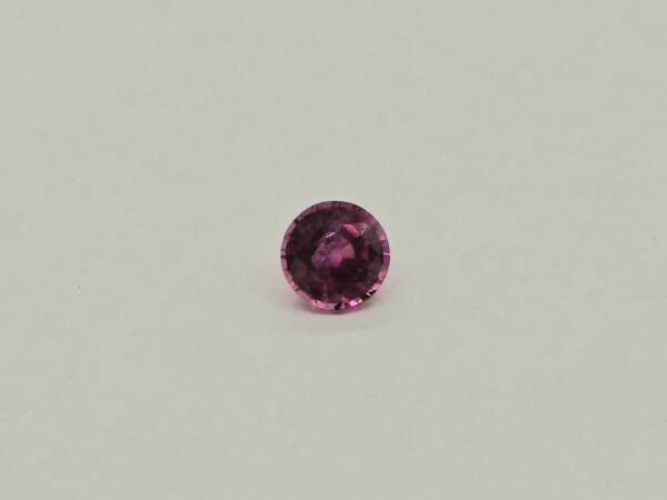 Natural Pink Sapphire 0.41 Carat Round Mixed Cut