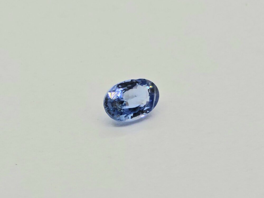 Brilliant Blue Sapphire 0 82 Carat Oval Cut Natural Gemstone