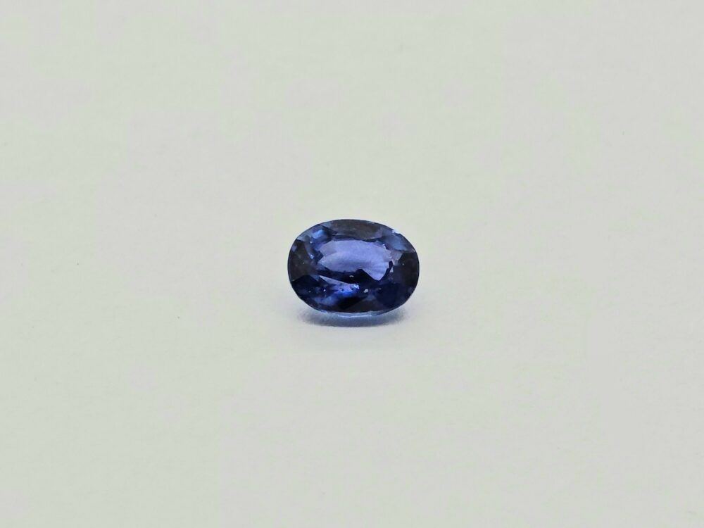 Heated Blue Sapphire 0 76cts Oval Gemstone