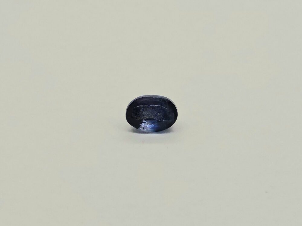 Blue Sapphire 1 06 cts Oval Heated