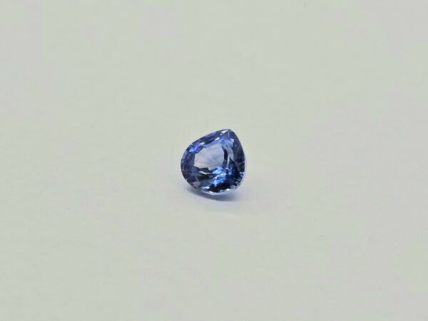 Certified Blue Sapphire Heart Cut – 1.00 cts Heated