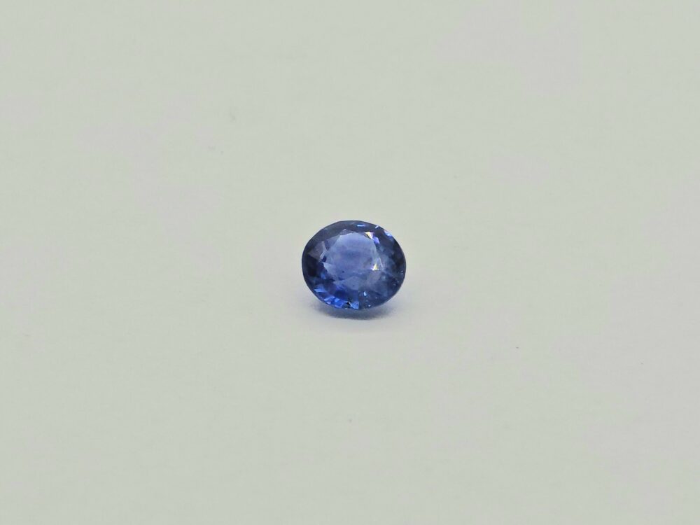 Unheated Blue Sapphire 0 78 cts Near Round Mixed Cut Gemstone
