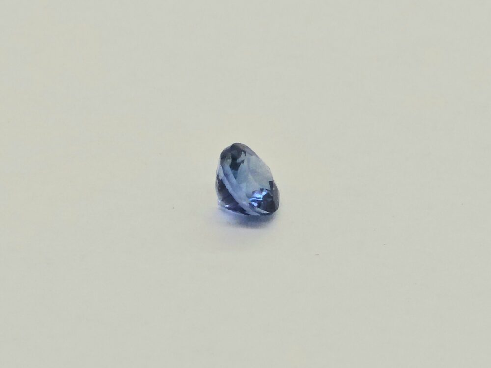 Unheated Blue Sapphire 0 98 cts Round Cut Gemstone